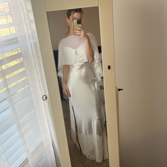 Reformation Tullamore Silk Dress Size XS altered - Picture 4 of 11